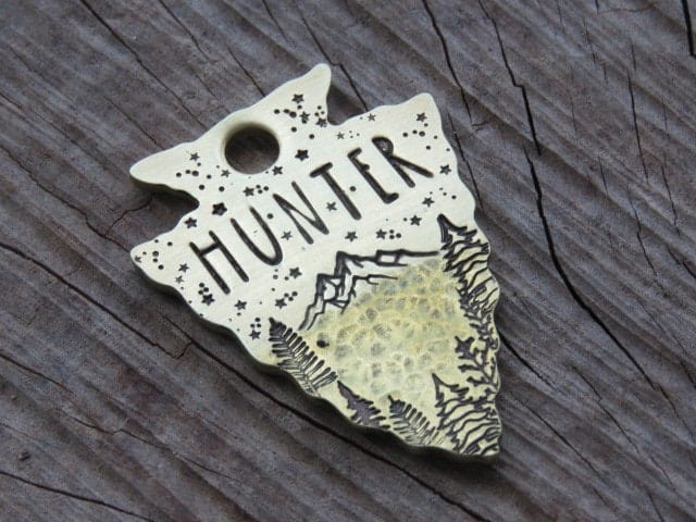 Native Wolf Pet Tags JASPER