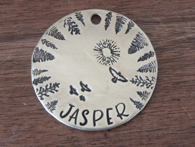 Native Wolf Pet Tags JASPER