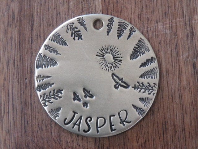 Native Wolf Pet Tags JASPER