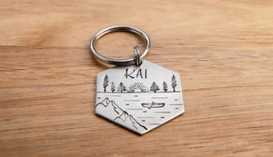 Native Wolf Pet Tags KAI