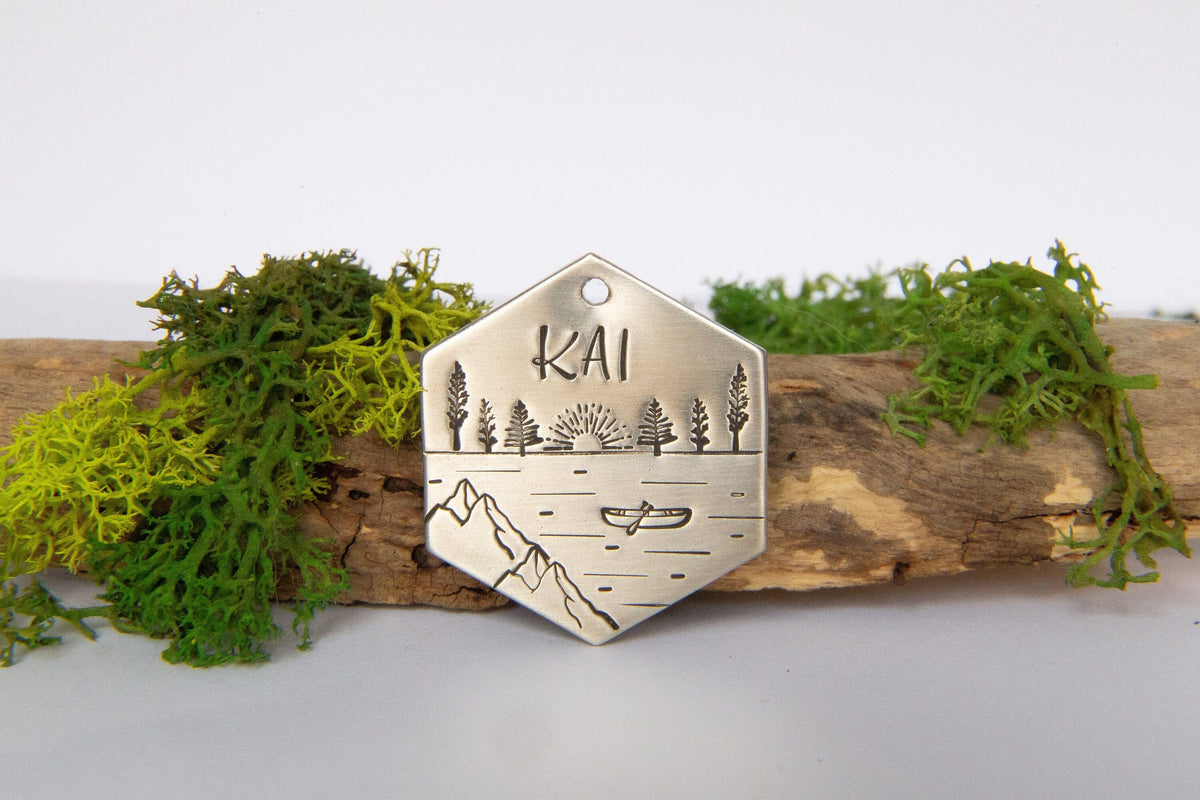 Native Wolf Pet Tags KAI