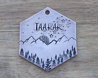 Native Wolf Pet Tags KITCHI