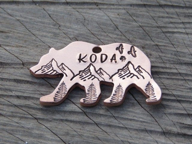 Native Wolf Pet Tags KODA