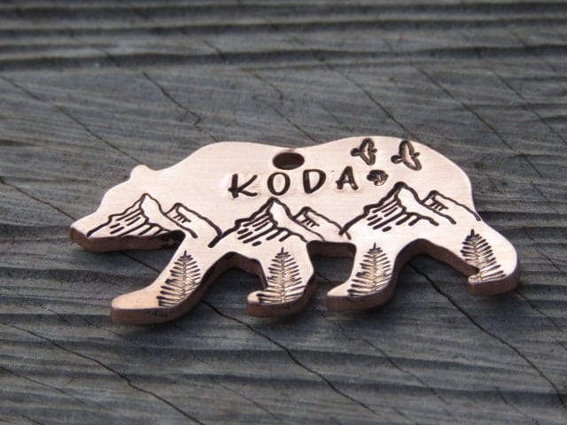 Native Wolf Pet Tags KODA