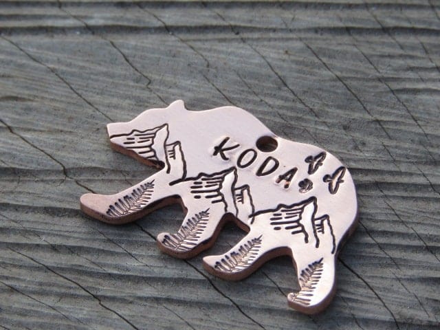 Native Wolf Pet Tags KODA