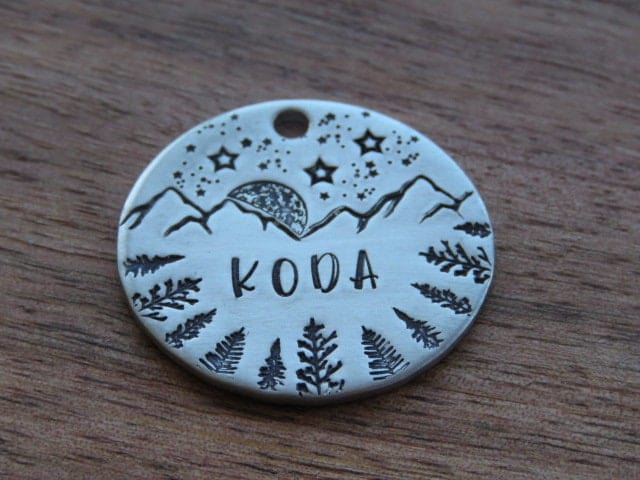 Native Wolf Pet Tags KODA