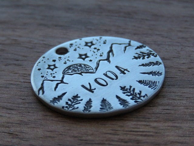 Native Wolf Pet Tags KODA