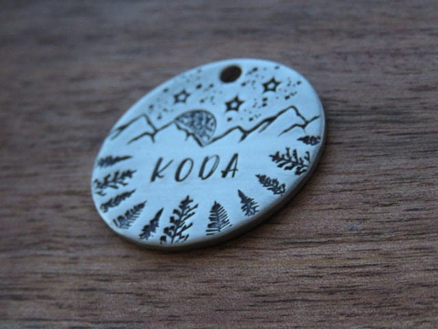 Native Wolf Pet Tags KODA