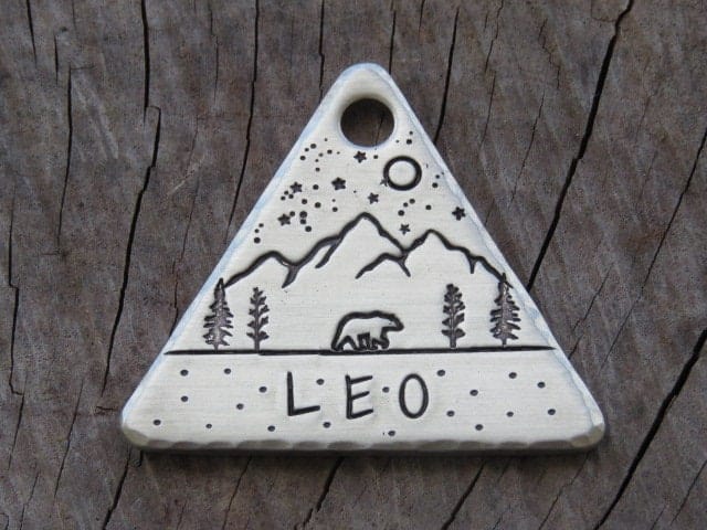 Native Wolf Pet Tags LEO