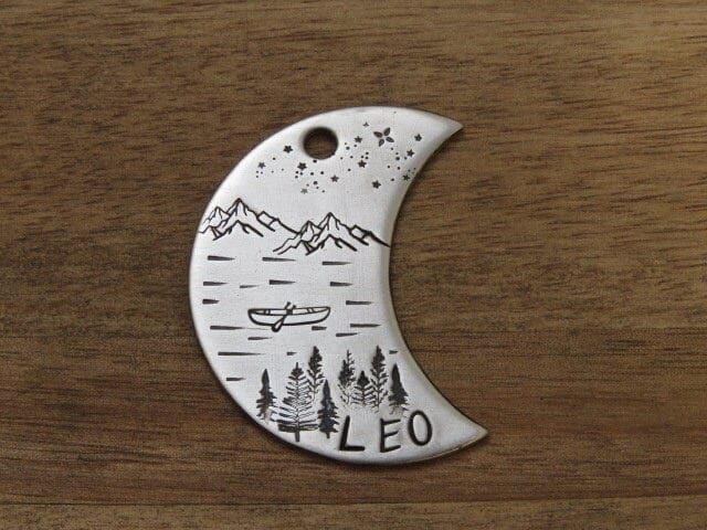 Native Wolf Pet Tags LEO