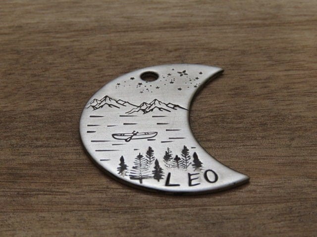 Native Wolf Pet Tags LEO