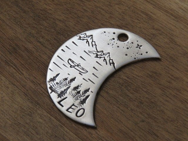 Native Wolf Pet Tags LEO