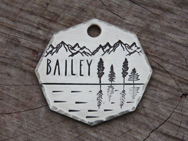 Native Wolf Pet Tags LILY