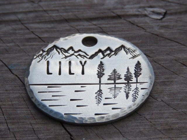 Native Wolf Pet Tags LILY