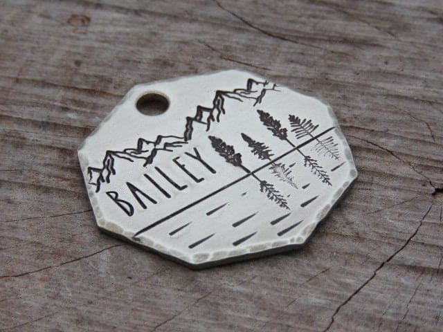 Native Wolf Pet Tags LILY