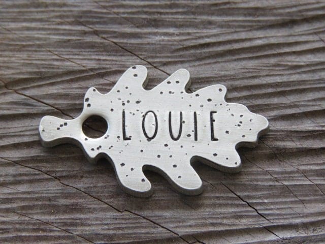 Native Wolf Pet Tags LOUIE