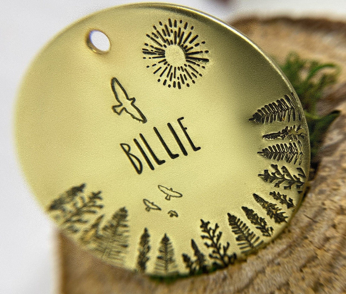 Native Wolf Pet Tags LUCKY