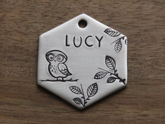 Native Wolf Pet Tags LUCY