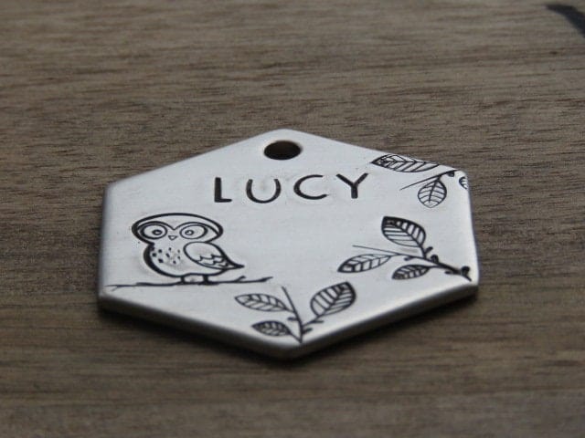 Native Wolf Pet Tags LUCY