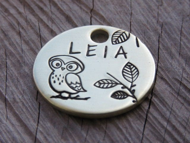 Native Wolf Pet Tags LUCY