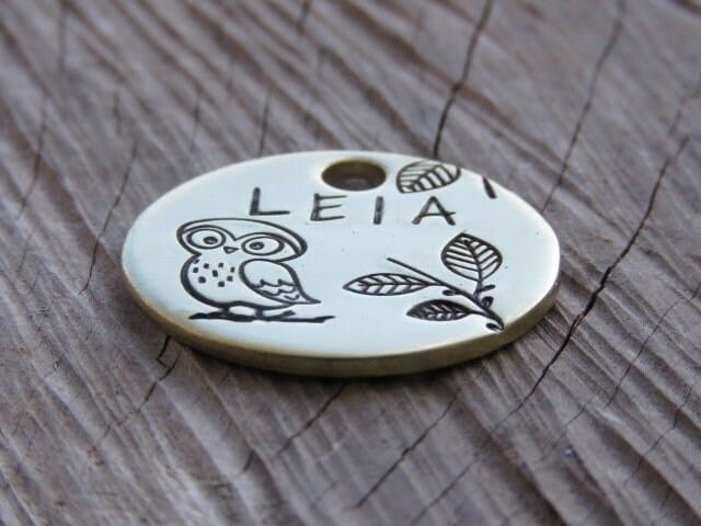 Native Wolf Pet Tags LUCY