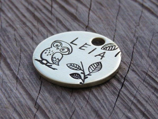 Native Wolf Pet Tags LUCY