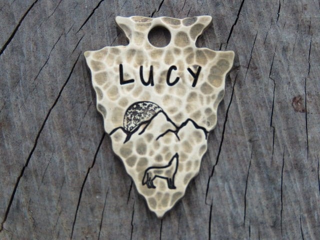 Native Wolf Pet Tags LUCY