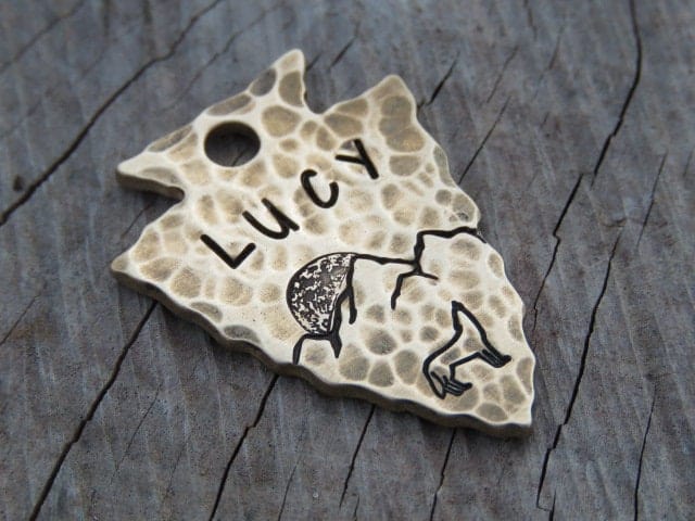 Native Wolf Pet Tags LUCY