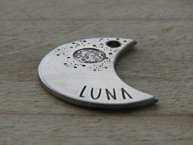 Native Wolf Pet Tags LUNA
