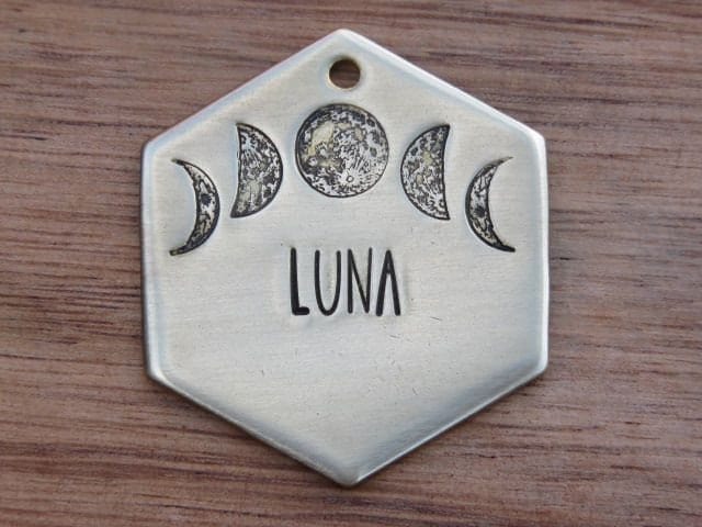 Native Wolf Pet Tags LUNA
