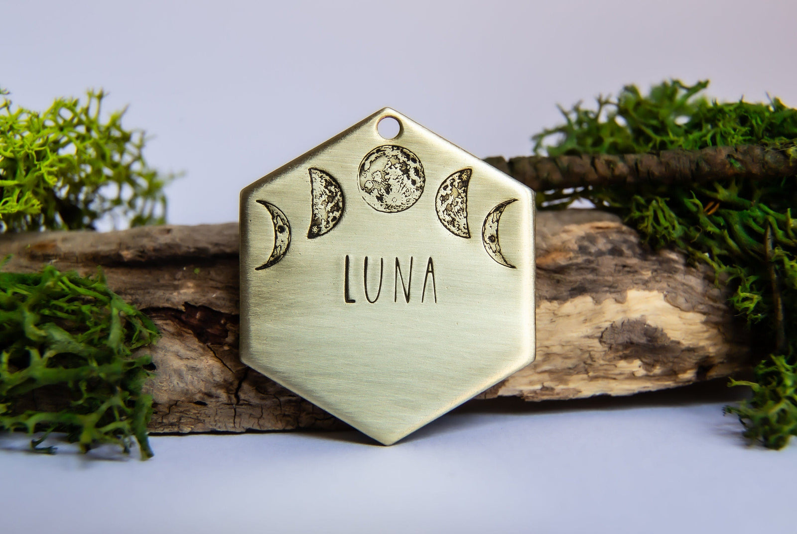 Native Wolf Pet Tags LUNA