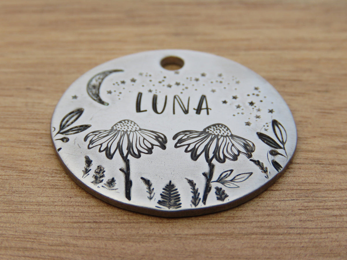 Native Wolf Pet Tags LUNA
