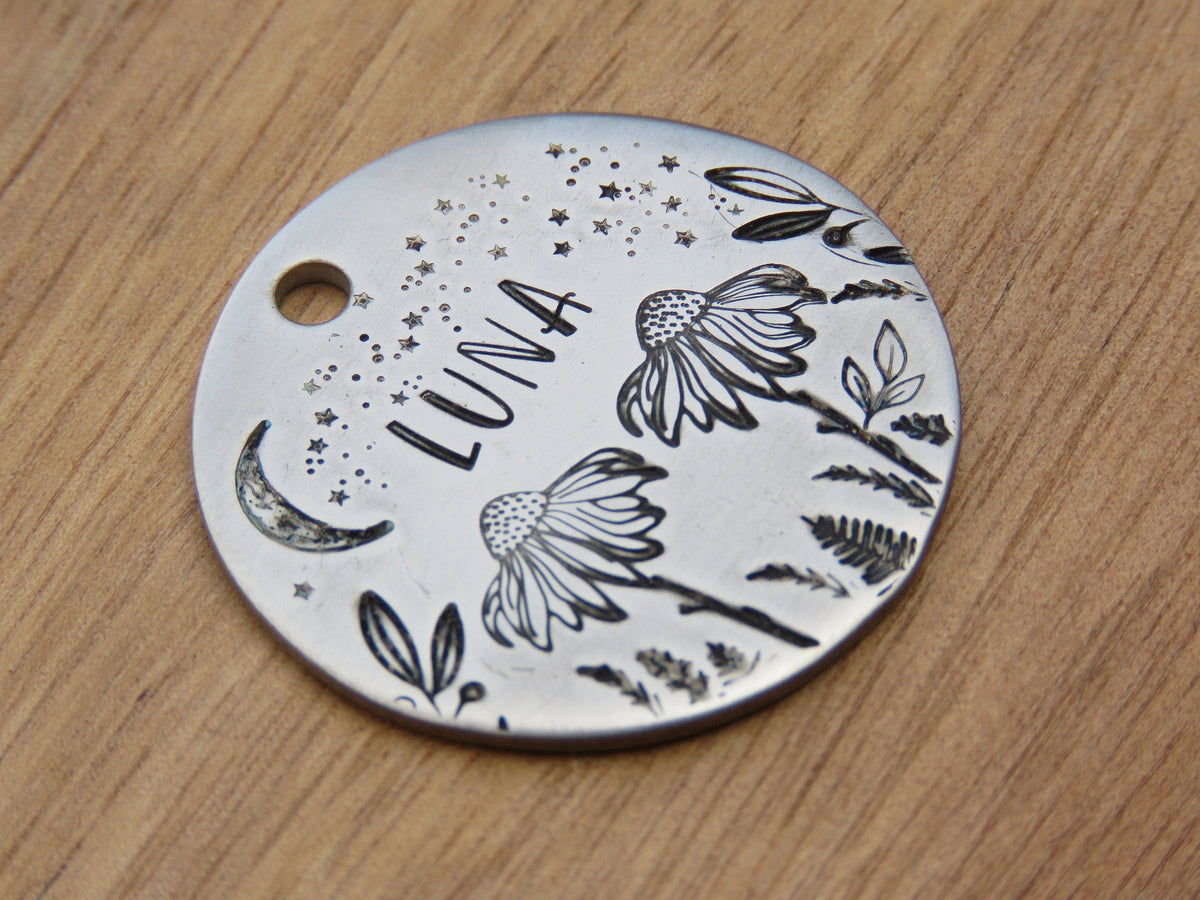 Native Wolf Pet Tags LUNA