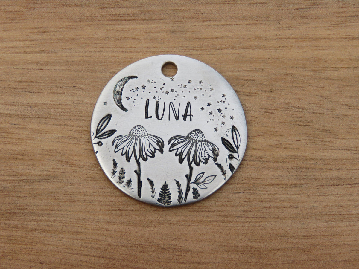 Native Wolf Pet Tags LUNA