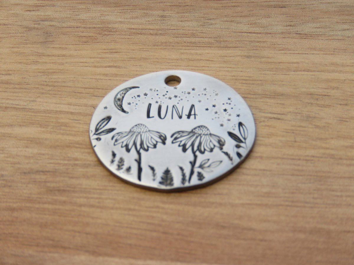 Native Wolf Pet Tags LUNA