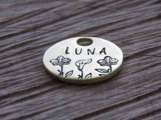 Native Wolf Pet Tags LUNA