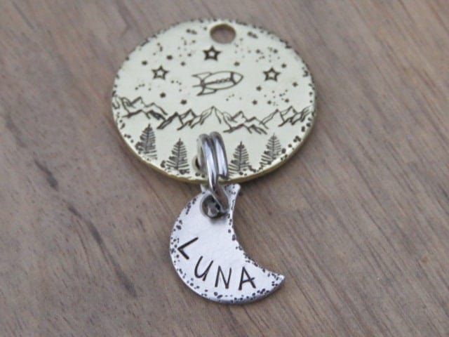 Native Wolf Pet Tags LUNA (DOUBLE)