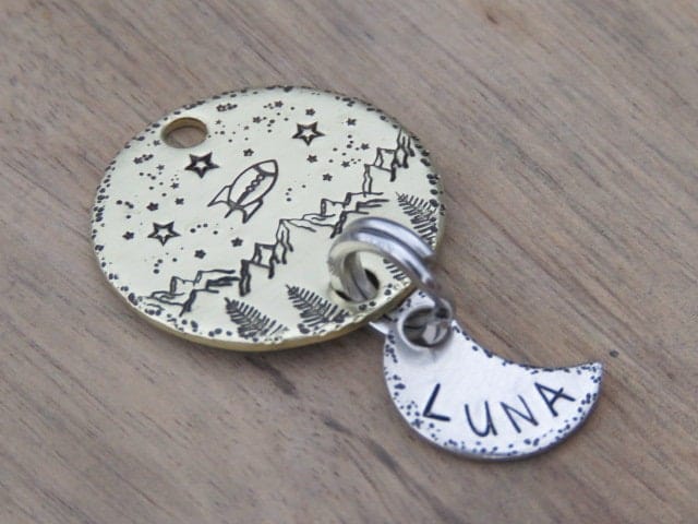 Native Wolf Pet Tags LUNA (DOUBLE)