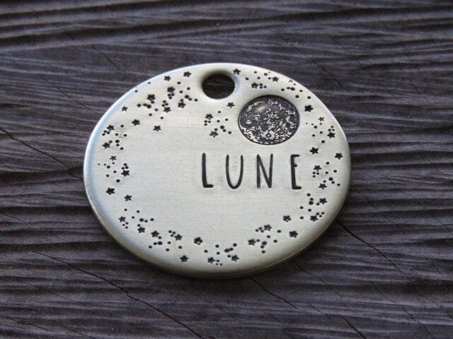 Native Wolf Pet Tags LUNE
