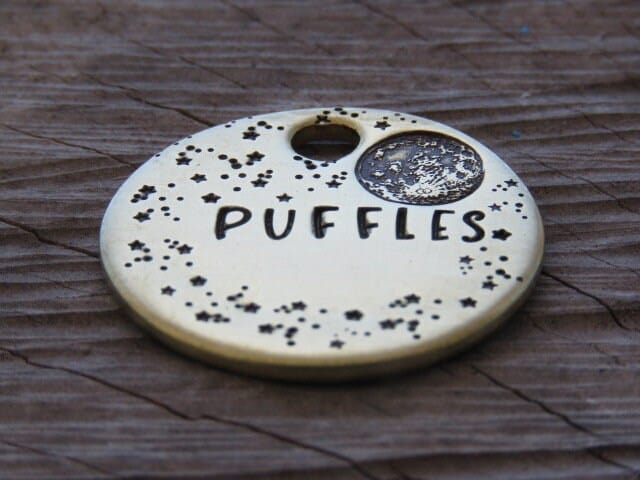 Native Wolf Pet Tags LUNE