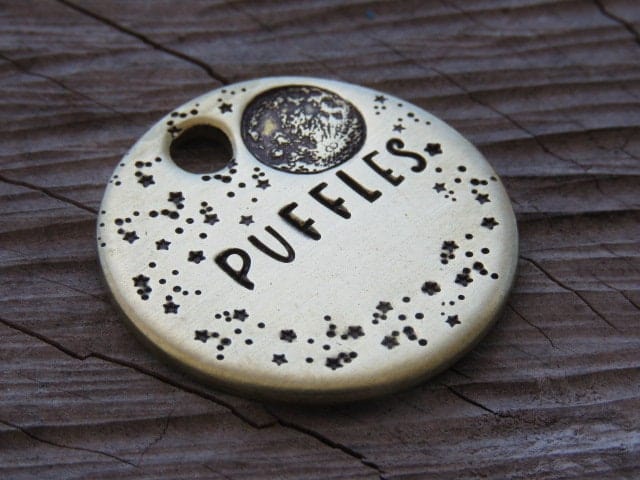 Native Wolf Pet Tags LUNE