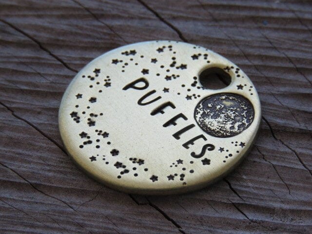 Native Wolf Pet Tags LUNE