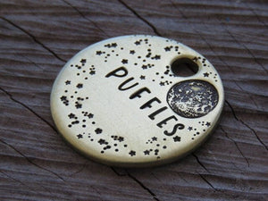 Native Wolf Pet Tags LUNE