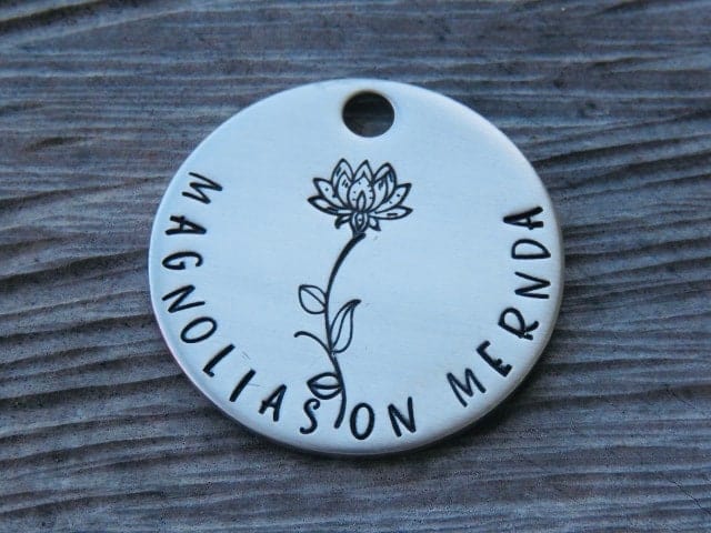 Native Wolf Pet Tags MAGNOLIA
