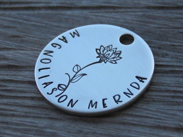Native Wolf Pet Tags MAGNOLIA
