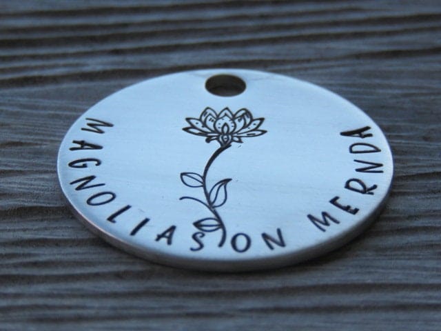 Native Wolf Pet Tags MAGNOLIA