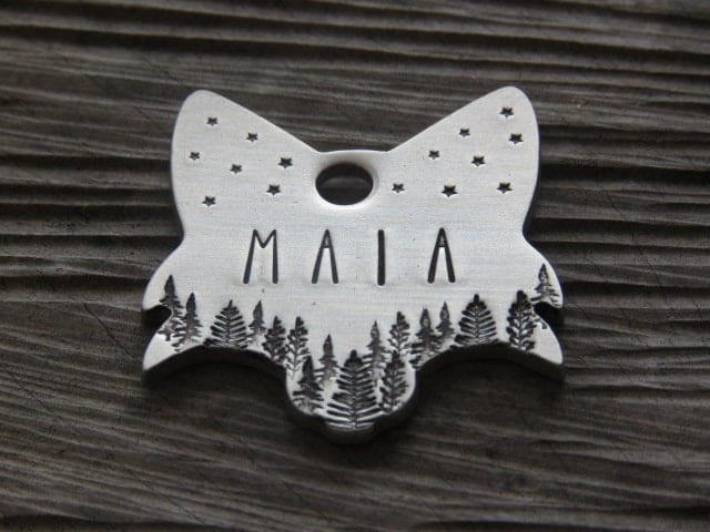 Native Wolf Pet Tags MAIA