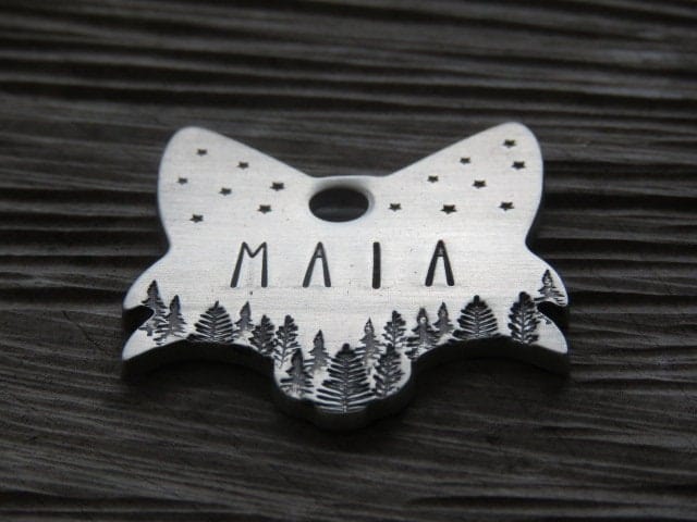 Native Wolf Pet Tags MAIA
