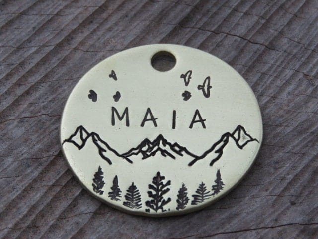 Native Wolf Pet Tags MAIA
