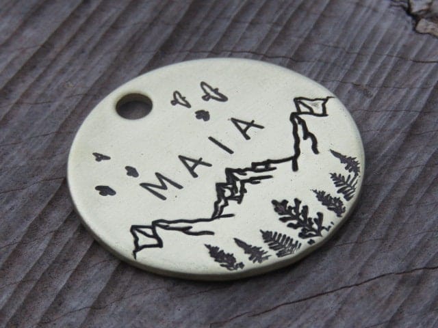 Native Wolf Pet Tags MAIA